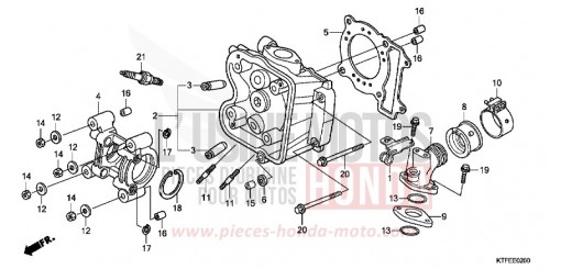 CYLINDER HEAD SH150C de 2012
